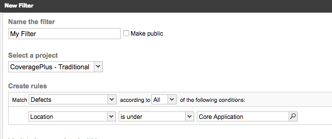 filterimage filter with location selected